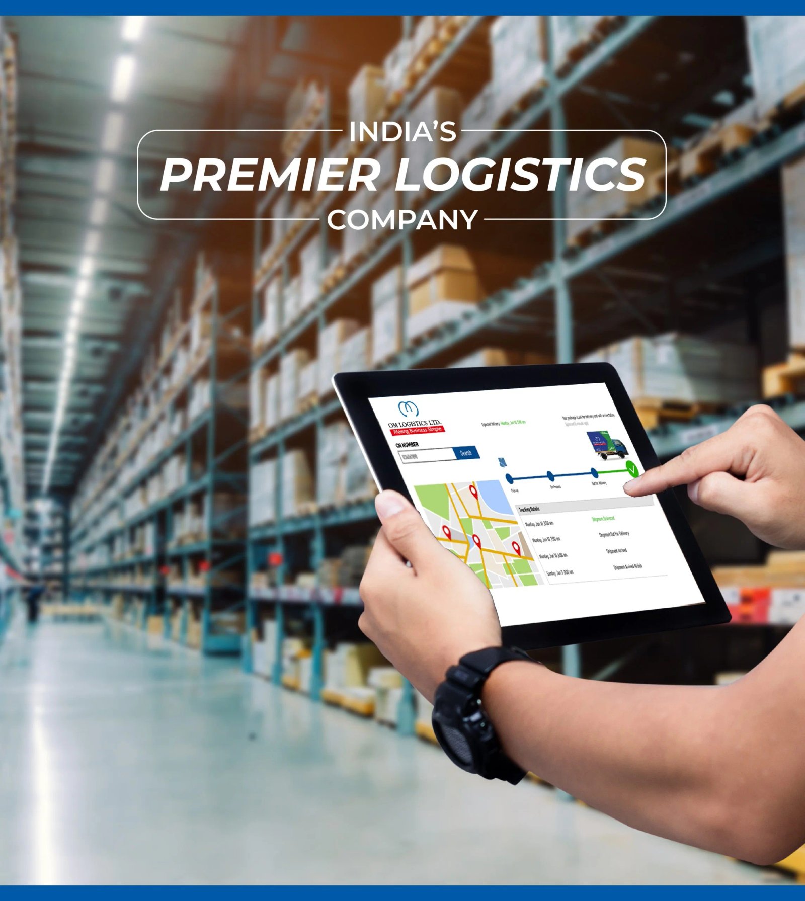 Logistics tracking interface